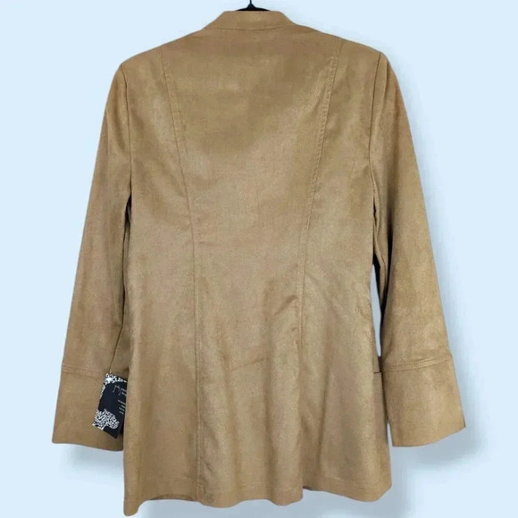 🍁NWT Vintage Judy Joannou Micro Suede Jacket - Picture 4 of 8